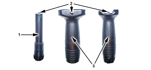 Figure 2-17. Vertical pistol grip.