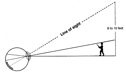 Figure 7-24. Nighttime field of view using off-center vision